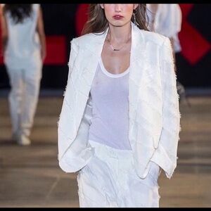 Zadig & Voltaire  Viking Fringe Blazer Sz 38